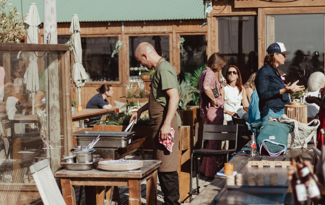 Persoonlijk welkom van relaties door medewerkers tijdens relatiedag